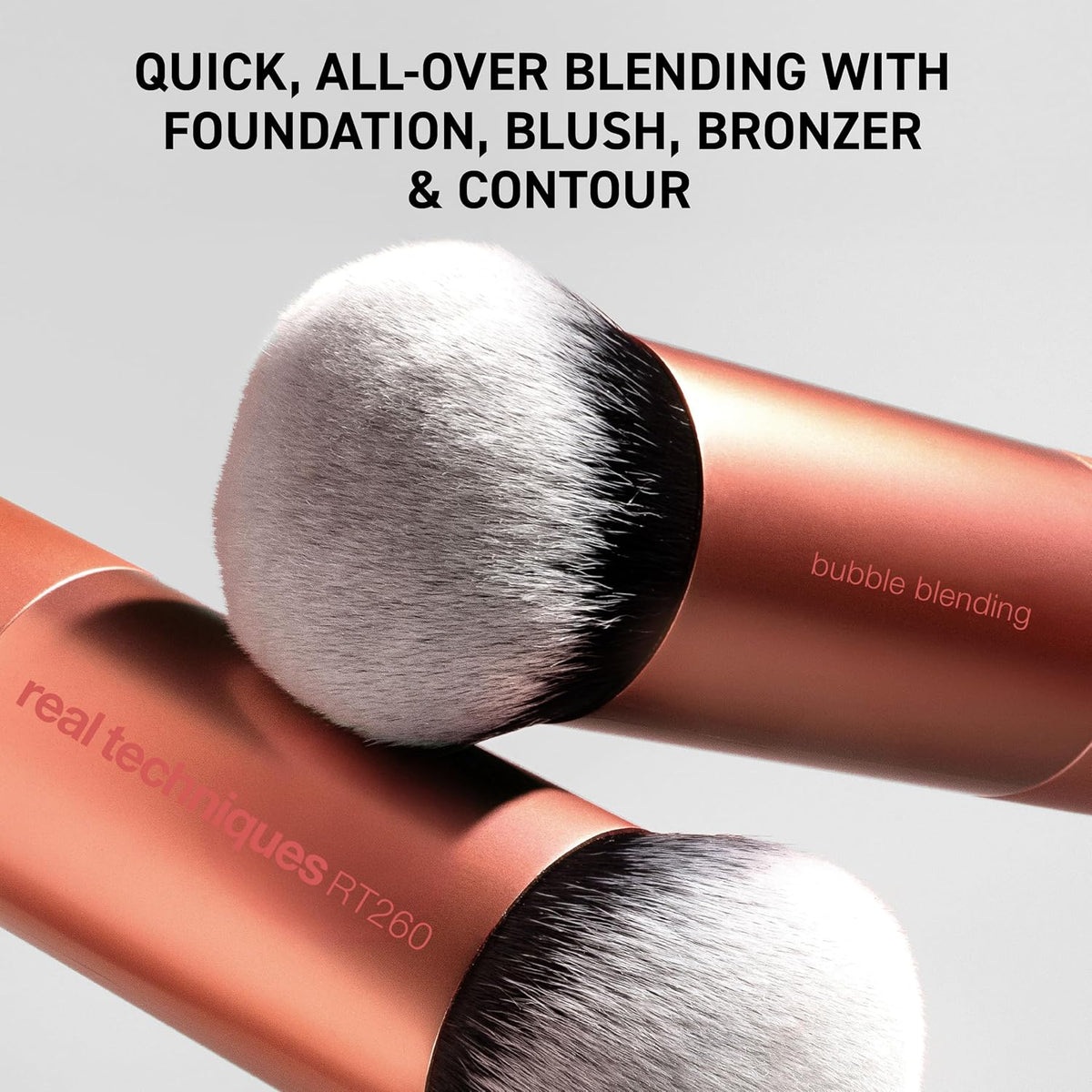 Real Techniques Bubble Blending Brush, Makeup Brush For Foundation and Tint