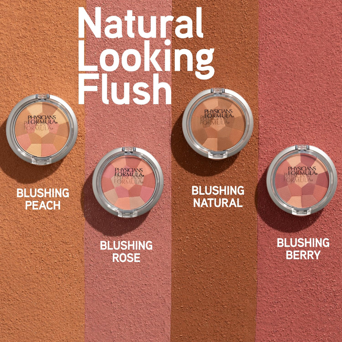 Physicians Formula Powder Palette Multi-Colored Blush, Silky Smooth Formula, Hypoallergenic, Blends Easily Without Irritation – Blushing Peach