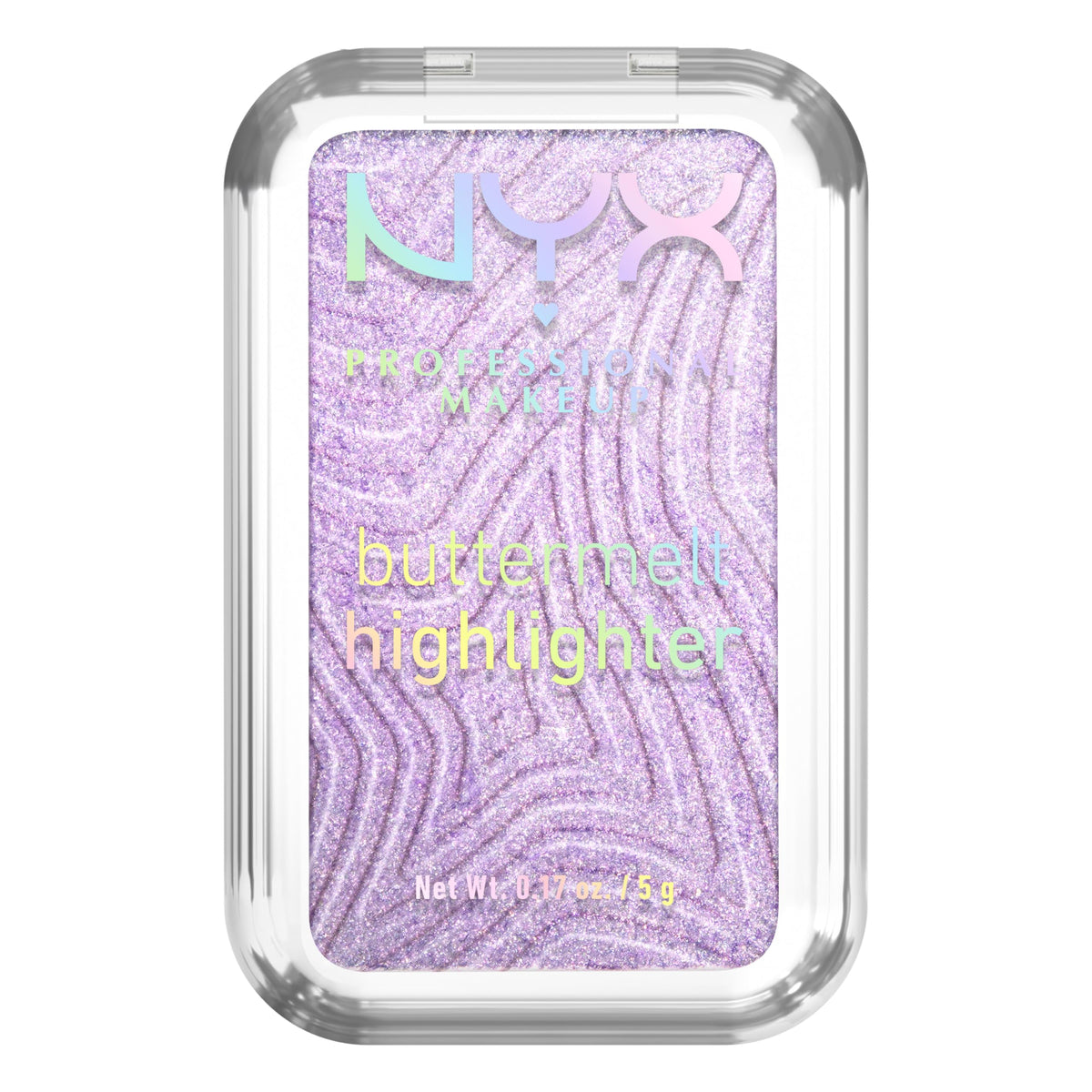 NYX PROFESSIONAL MAKEUP Buttermelt Highlighter, Powder Highlighter Makeup, With Up to 12H Wear and High Impact Glow - 15 U Butta Werk (Frosty Pink)