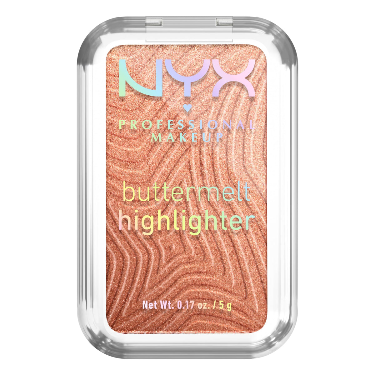NYX PROFESSIONAL MAKEUP Buttermelt Highlighter, Powder Highlighter Makeup, With Up to 12H Wear and High Impact Glow - 15 U Butta Werk (Frosty Pink)