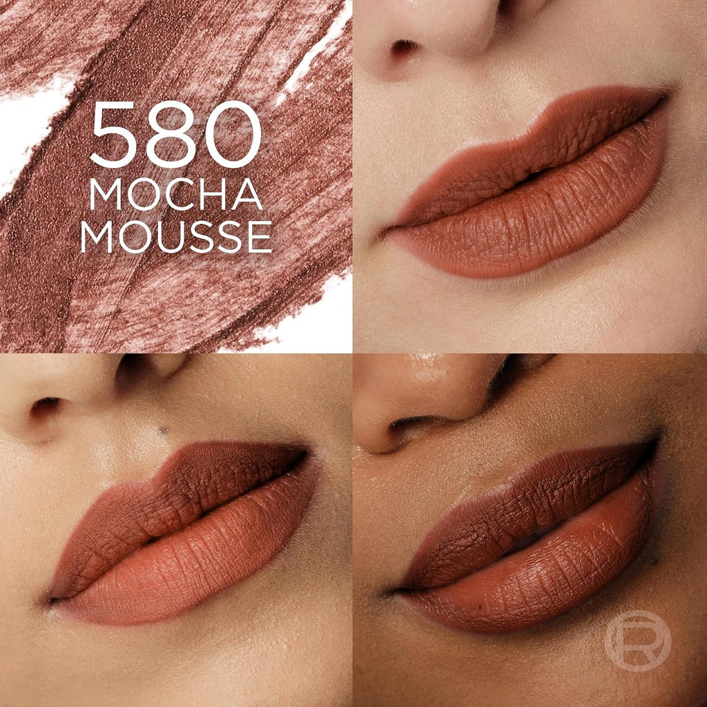 L'Oreal Paris Blurfiller Lip Liner, Lightweight, Buildable, and Sculpting Lip Pencil, Line, Define, and Contour for Fuller-Looking Lips, Mocha Mousse, 0.21 oz